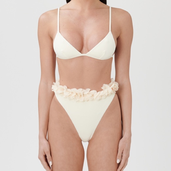La Reveche NWT Fatima Ivory Bikini Set, M - Picture 7 of 14